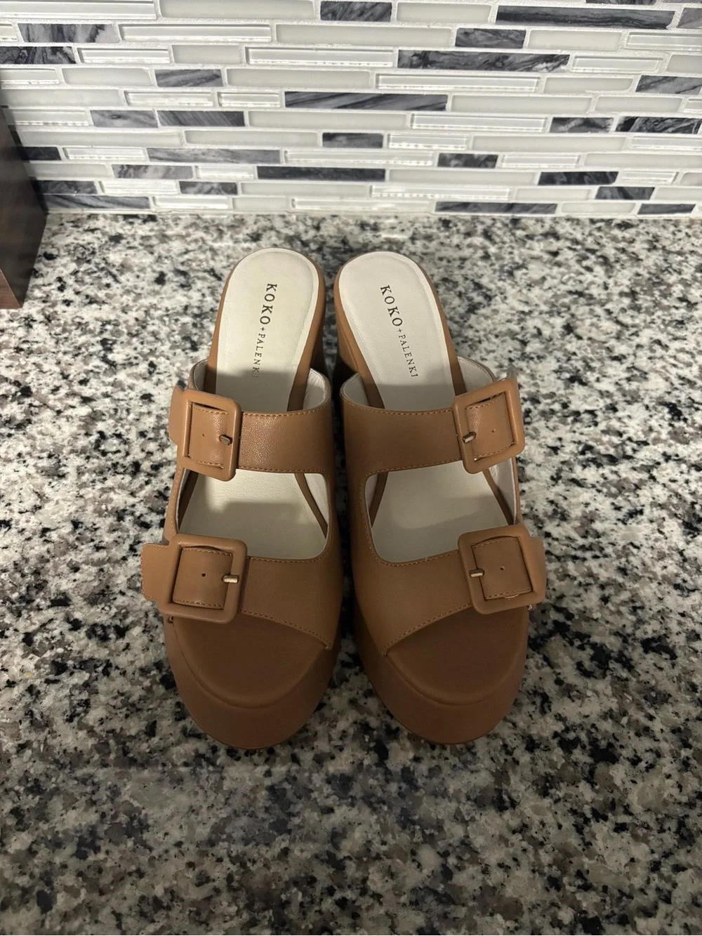 NEW Koko + Palenki Downtown platform slide sandals
